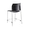 National Public Seating 8800 Series Cafetorium Plastic Stool, Counter Height, Charcoal 8820C-11-20 - alternate 9